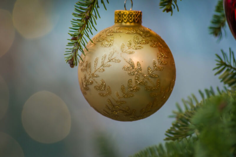 Carina - The decorations was hung