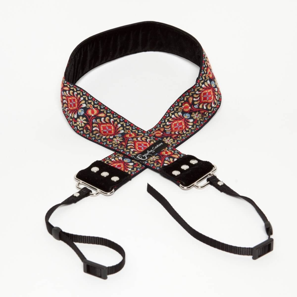 colorful camera strap