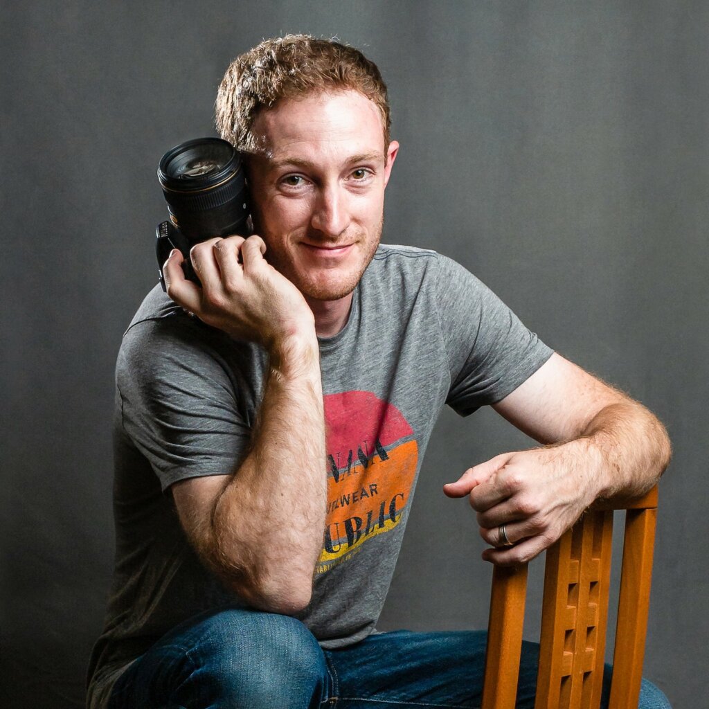 featured artist wedding photographer P.J. Oswald Self-portrait