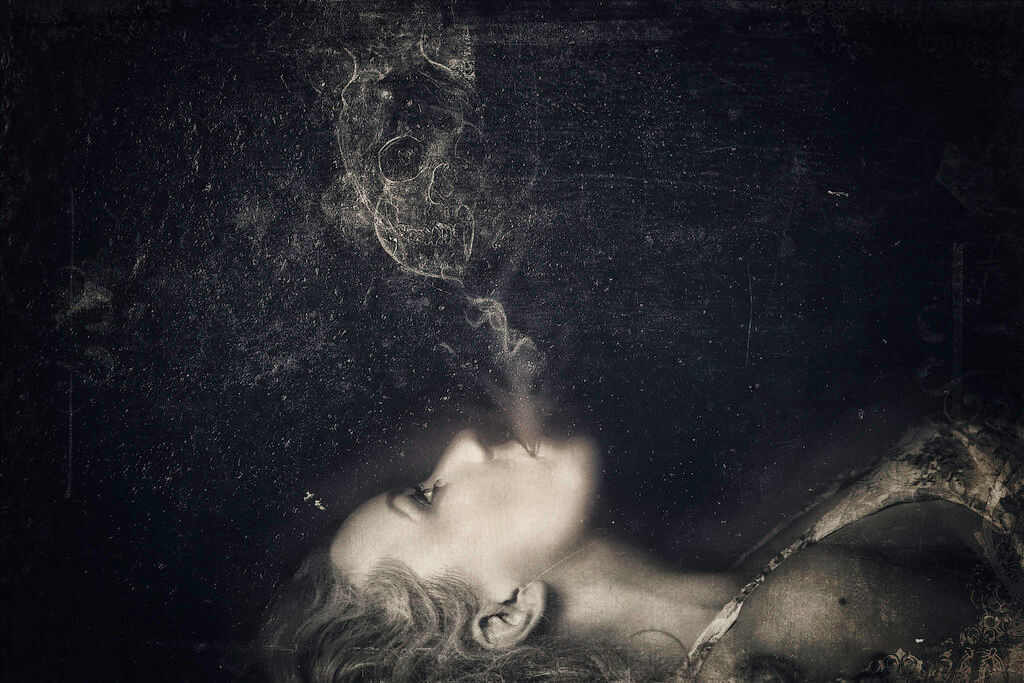 Heather Graves - skull portrait