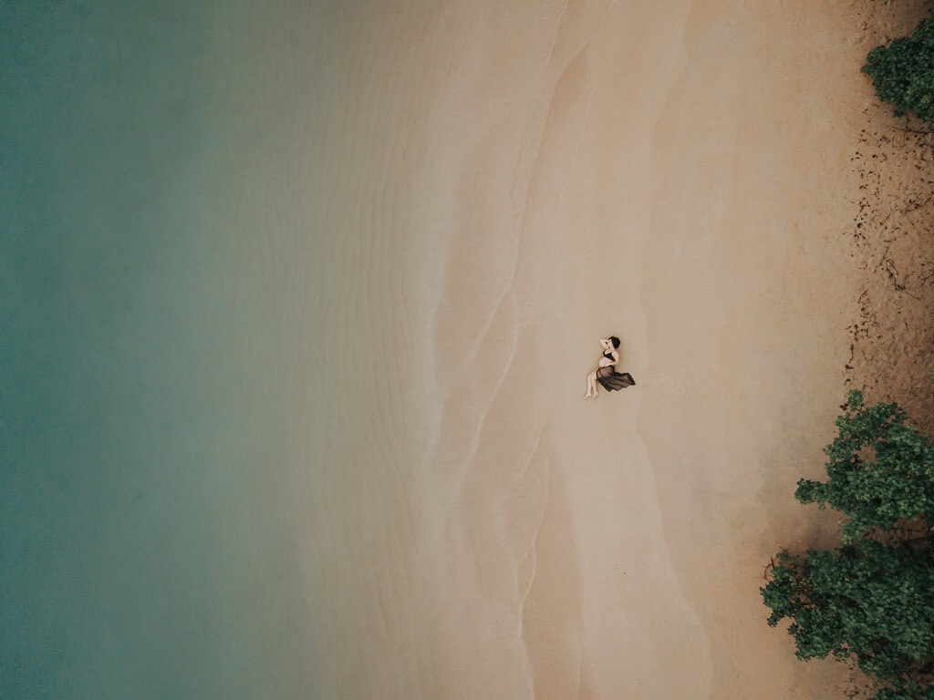José Antonio Moreno - aerial maternity portrait